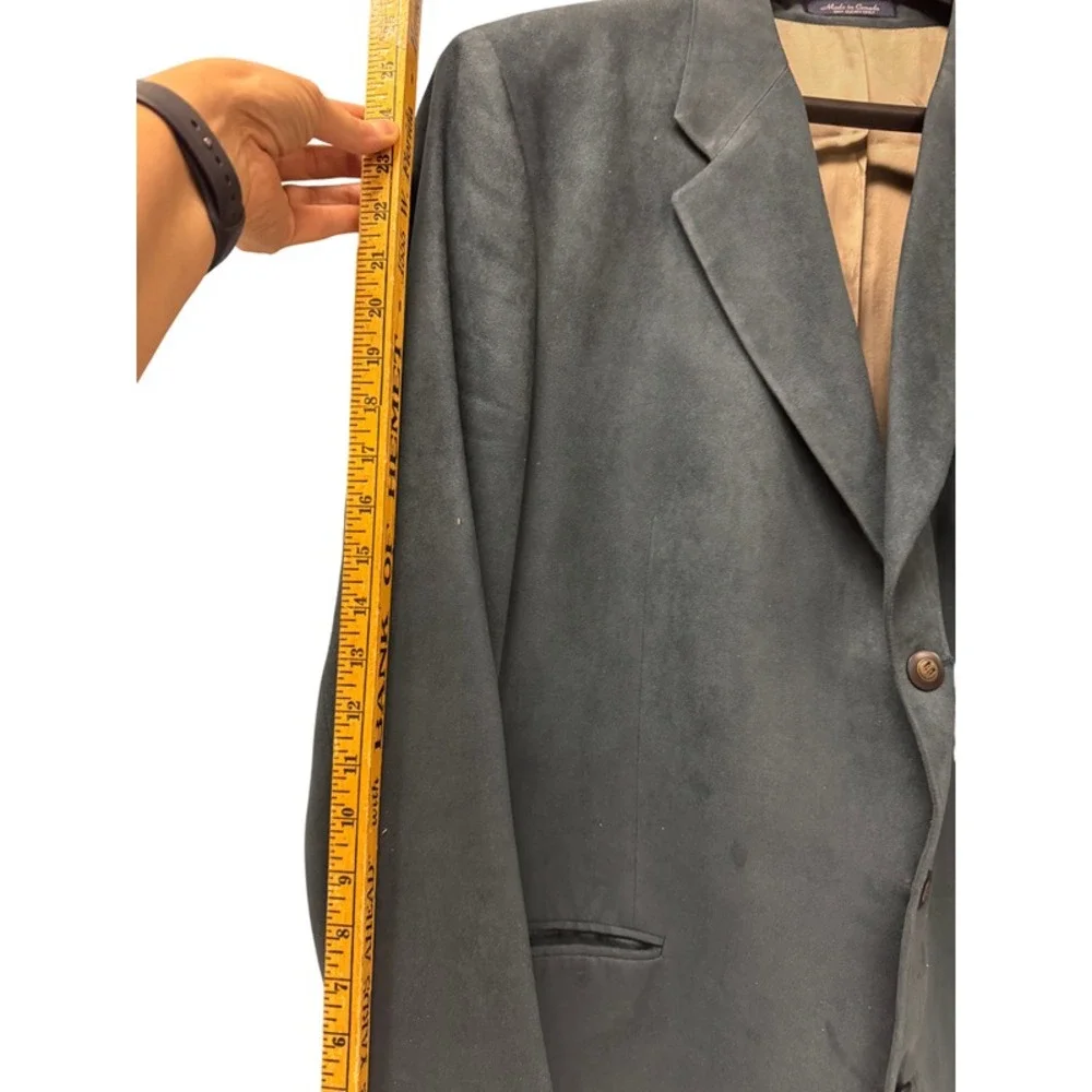 Vintage Brandini‎ Men's Sport Coat Microfiber Suede Blazer